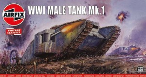 WWI Male Tank Mk.I - Vintage Classics, Airfix 01315v