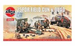 25PDR Field Gun & Quad - Vintage Classics, Airfix 01305v