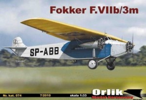 Fokker F.VIIb/3m, Orlik 7/2010