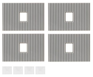 4 elementy dachowe ze świetlikami, Goldbeck, Faller 180888