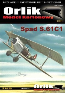 Samolot Spad S.61C1, Orlik 08/2011