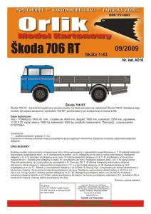 Skoda 706 RT, Orlik 09/2009