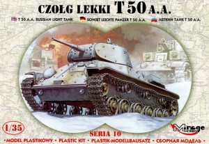 Czołg lekki T 50 A.A., Mirage Hobby 35106