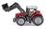 Traktor Massey Ferguson z przednią ładowarką, Siku 1484