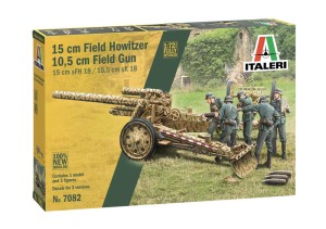 15 cm Field Howitzer/10,5 cm Field Gun, Italeri 7082