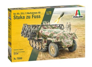 Sd. Kfz. 251/1 Wurfrahmen 40 Stuka zu Fuss, Italeri 7080