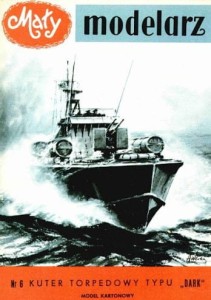 Kuter torpedowy typu "DARK", Mały Modelarz 6/1958