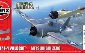 Grumman F-4F4 Wildcat & Mitsubishi Zero - zestaw podarunkowy Airfix 50184