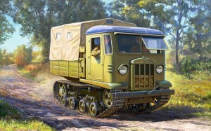 STZ-5 Soviet Artillery Tractor, Zvezda 3663