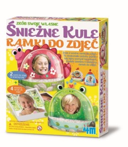 Śnieżne kule, ramki do zdjęć - zestaw kreatywny