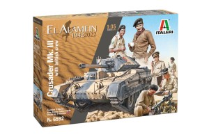 Crusader Mk. III with British Crew El Alamein, Italeri 6592