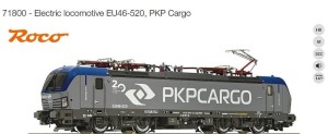 Lokomotywa elektryczna vectron EU46-520 PKP Cargo z dźwiękiem, Roco 71800