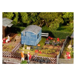 Ogródek działkowy z wagonem mieszkalnym, Faller 180490