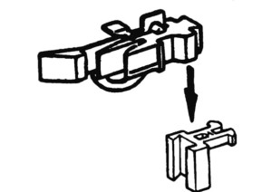 Sprzęg krótki dla gniazda ADE, Roco 40286