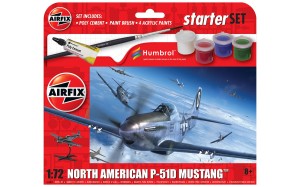 North American P-51D Mustang - zestaw podarunkowy Airfix 55013