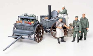 WWII German Field Kitchen Scenery, Tamiya 35247