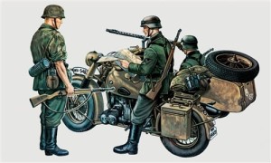 BMW R75 with Sidecar, Italeri 0315