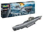 German Submarine Type IX C/40 (U-190), Revell 05167