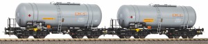 Zestaw 2 wagonów cystern typ 406Rb PCC, Piko 58283