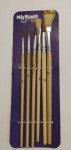 Zestaw pędzelków do farb, 6 sztuk