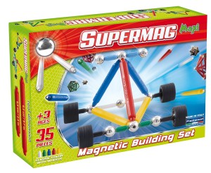 Klocki Magnetyczne - Supermag Maxi Koła - 35 el.