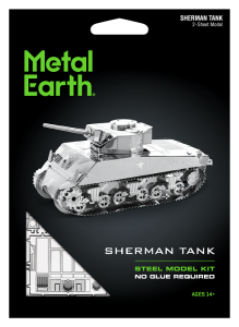Metal Earth Czołg Sherman, MMS204