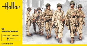 WWII American Paratroops, Heller 49651