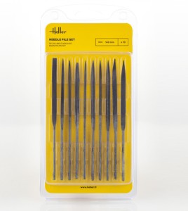 Needle File Set (10 pieces), zestaw pilników Heller 99004
