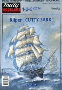 Kliper „Cutty Sark“, Mały Modelarz 1-2-3/2024