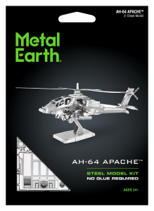 Metal Earth Helikopter AH-64 Apache, MMS083