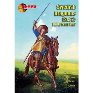 Swedish dragoons (set 2) Thirty Years War, Mars 72095