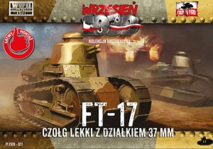 Czołg lekki FT-17 z działkiem 37mm, First To Fight 021