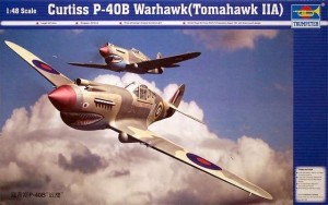 Curtiss P-40B Warhawk (Tomahawk IIA), Trumpeter 02807