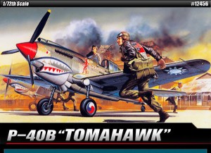 Curtiss P-40B, Academy 12456