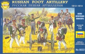 Russian artillery 1812-1815, Zvezda 8022