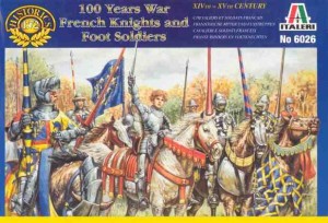 French Knights and Foot Soldiers - 100 Years War, Italeri 6026