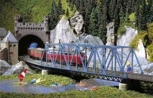 Most kratownicowy jednotorowy, Faller 120560