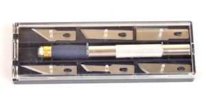 Profesjonalny nóż modelarski z 6 ostrzami, Italeri 50822