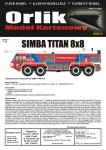 Samochód pożarniczy SIMBA TITAN 8×8, Orlik 05/2015
