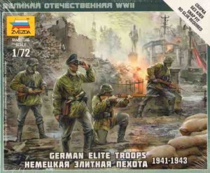 WWII German Elite Troops 1941-1943, Zvezda 6180