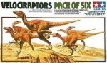 Velociraptors - Pack of Six, Tamiya 60105