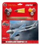 De Havilland Vampire T11 - zestaw podarunkowy Airfix 55204