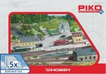 Zestaw pięciu budynków dworcowych, Piko 61923