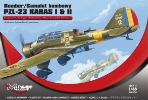 PZL-23 Karaś I & II Królewskie Rumuńskie siły powietrzne, Mirage Hobby 481304 
