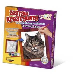 Kot norweski - zestaw do malowania, Mirage 62004