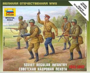 WWII Soviet Regular Infantry 1939-1942, Zvezda 6179