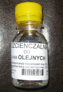 Rozcieńczalnik do farb olejnych