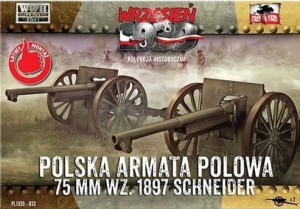 Polska armata polowa 75 mm Schneider wz.1897, First To Fight 033