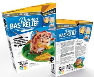 Krowa Łakomczuch - gipsowy obrazek, Elf Market 987001