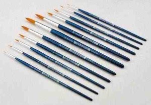 Pędzel nylon stożek Italeri